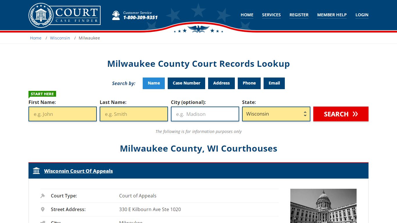 Milwaukee County Court Records | WI Case Lookup